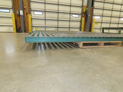 Roach 45"x 10' Gravity Roller Pallet Conveyor 2.5" Roller 42"BF 4-Sections 40'L