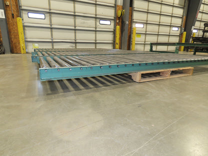 Roach 45"x 10' Gravity Roller Pallet Conveyor 2.5" Roller 42"BF 4-Sections 40'L