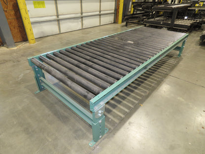 Roach 46"x 10' Gravity Roller Pallet Conveyor 2.5" Roller 43"BF Adj Height