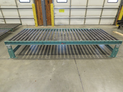 Roach 46"x 10' Gravity Roller Pallet Conveyor 2.5" Roller 43"BF Adj Height
