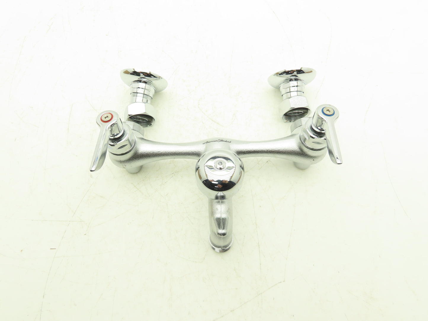 American Standard Commercial Wall-Mount Service Sink Faucet 3" Vac Breaker Spout