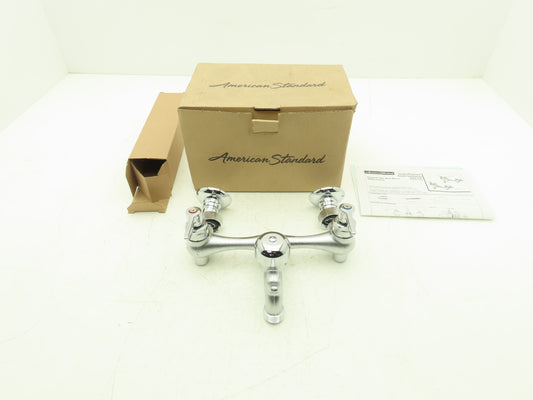 American Standard Commercial Wall-Mount Service Sink Faucet 3" Vac Breaker Spout