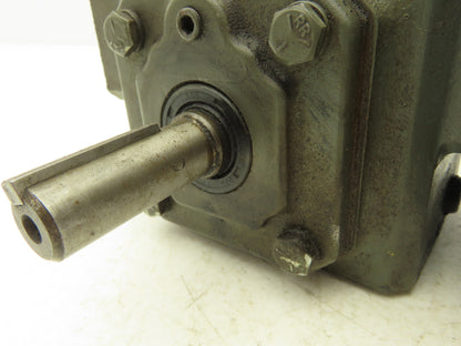 Dayton 4Z006C Worm Gearbox 10:1 Reducer 173rpm 3/4Hp 56C Dual Output