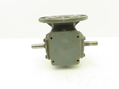 Dayton 4Z006C Worm Gearbox 10:1 Reducer 173rpm 3/4Hp 56C Dual Output
