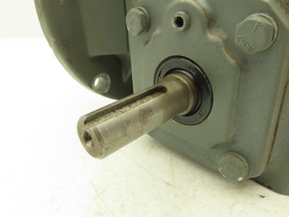 Dayton 4Z006C Worm Gearbox 10:1 Reducer 173rpm 3/4Hp 56C Dual Output