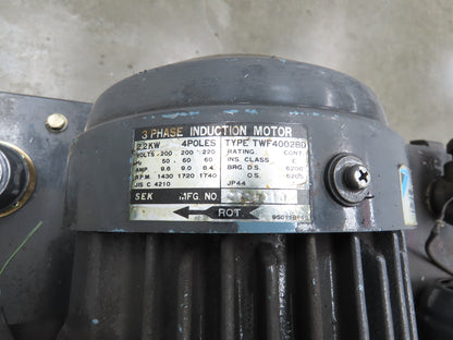 Daikin Hydraulic Power Unit 6.8GPM 220V w/Chiller 1.5kW & Circulation Pump/Motor
