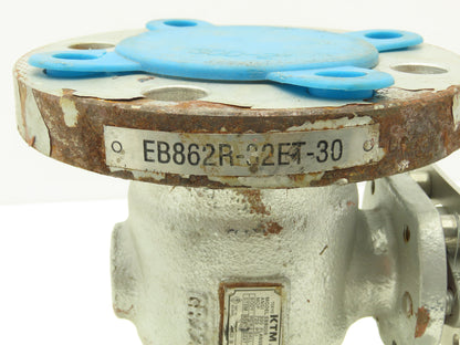KTM EB862R-32ET-30 2" Steel Flanged Ball Valve Class 300 8-Bolt 720psi EB800R