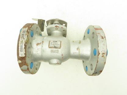 KTM EB862R-32ET-30 2" Steel Flanged Ball Valve Class 300 8-Bolt 720psi EB800R