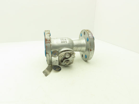 KTM EB862R-32ET-30 2" Steel Flanged Ball Valve Class 300 8-Bolt 720psi EB800R