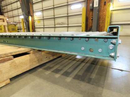 30"x 6' Gravity Roller Conveyor 1.9" Roller 27"BF 3"Centers End Section