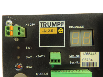 Trumpf 1255448 -A12.51 Controller Module LAN / Profibus Communication Unit