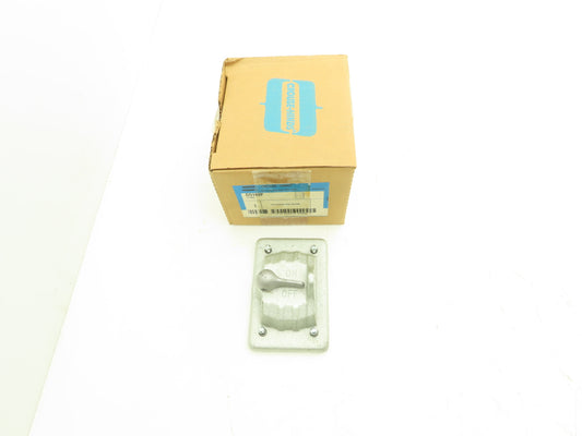 Crouse-Hinds DS185F Raintight Snap Switch Cover Die Cast Iron With Gasket