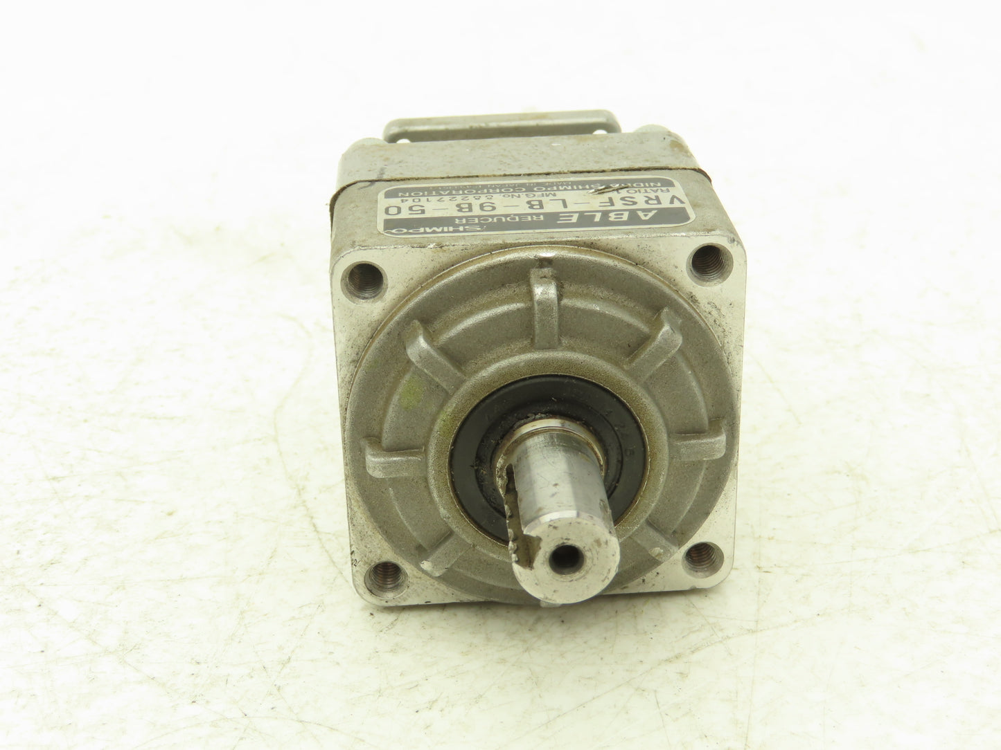Nidec Shimpo VRSF-LB-9B-50 ABLE Inline Gearbox 9:1 Reducer Helical Gear