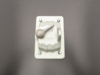 Crouse-Hinds DS185F Raintight Snap Switch Cover Die Cast Iron With Gasket