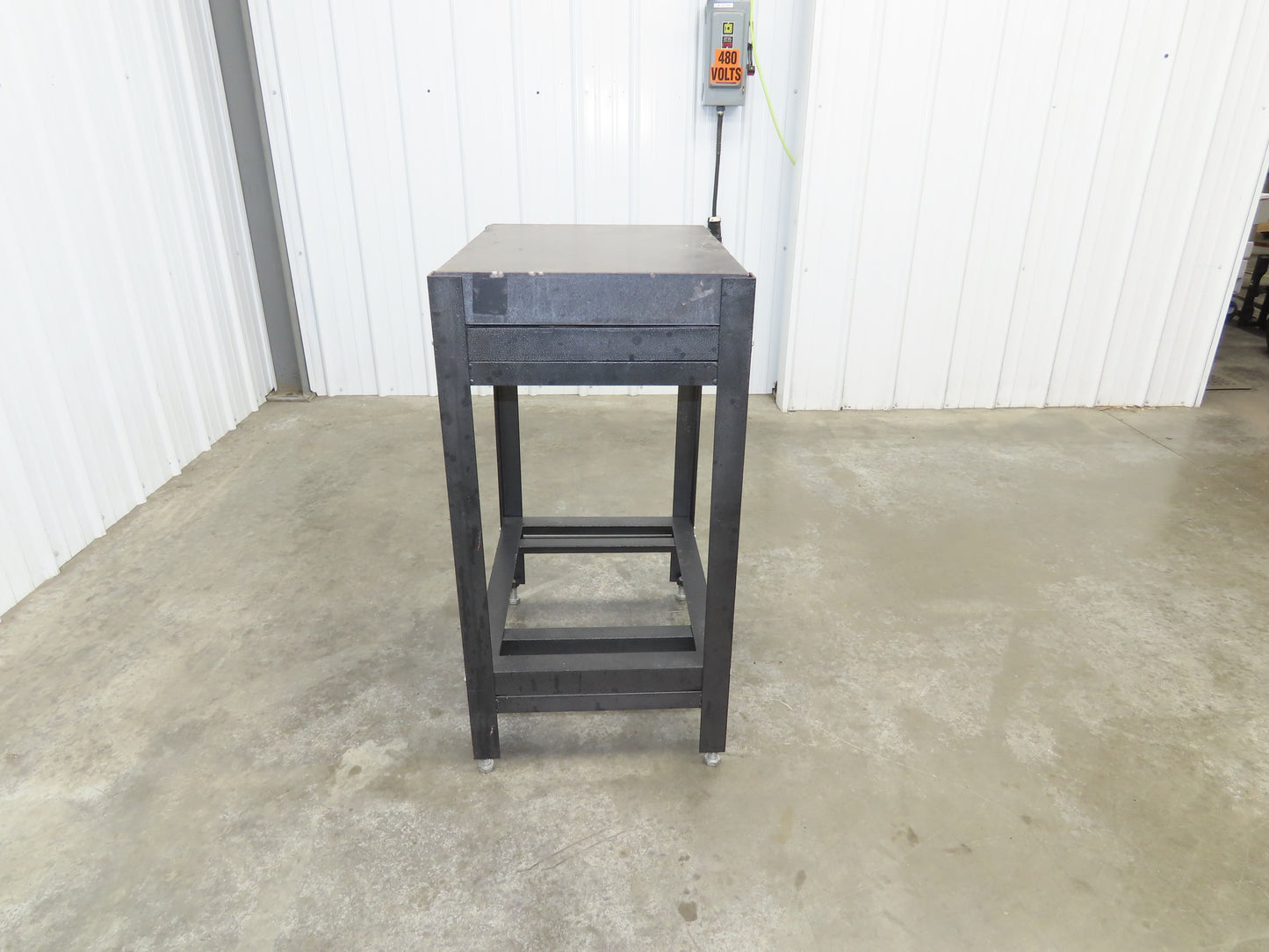 Granite Surface Inspection Plate 24 x 18 x 3" Black Out of Grade Metal Stand