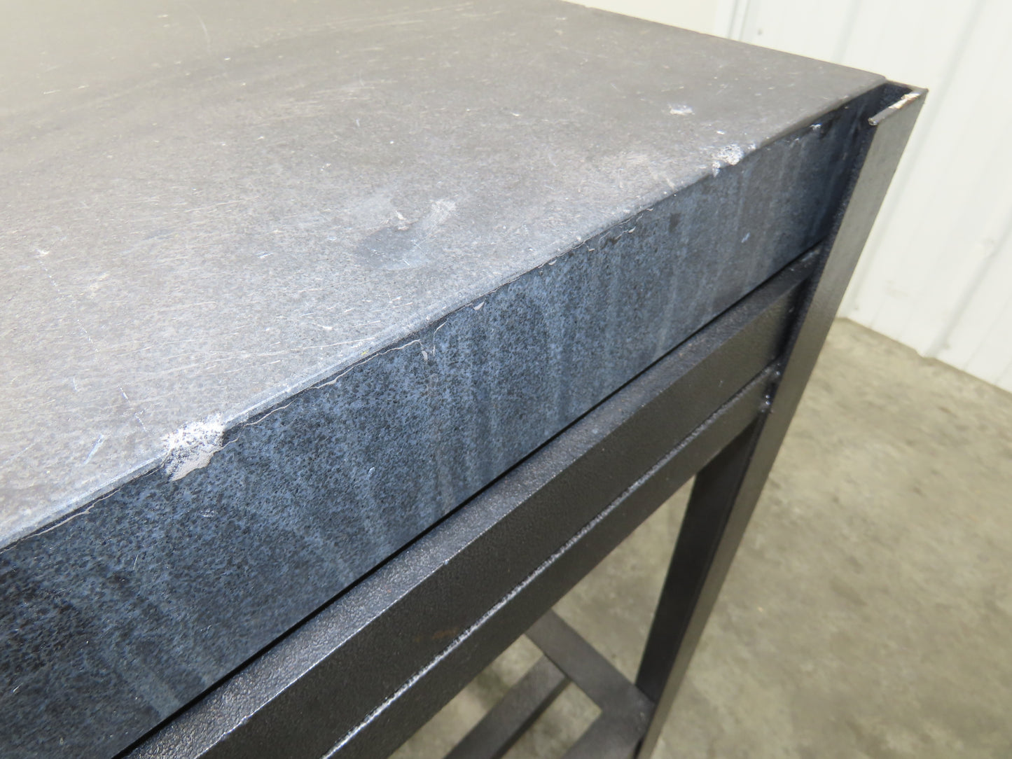 Granite Surface Inspection Plate 24 x 18 x 3" Black Out of Grade Metal Stand