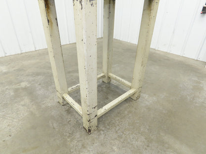 Granite Surface Inspection Plate 24 x 18 x 3" Metal Stand Black Out of Grade