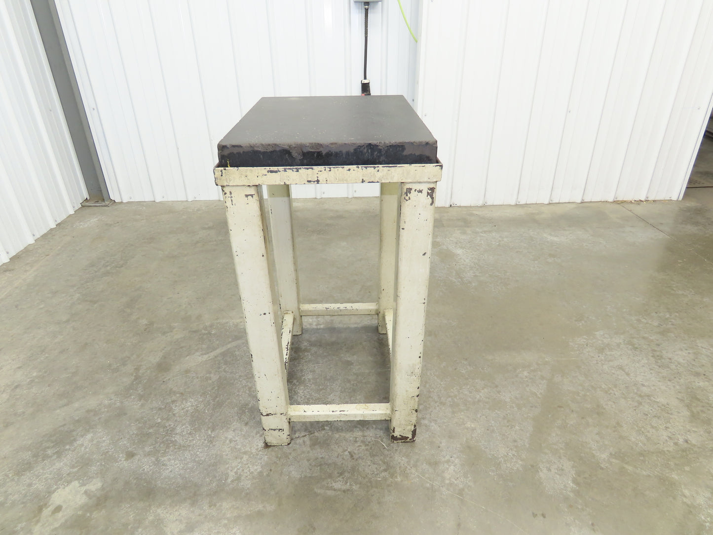 Granite Surface Inspection Plate 24 x 18 x 3" Metal Stand Black Out of Grade