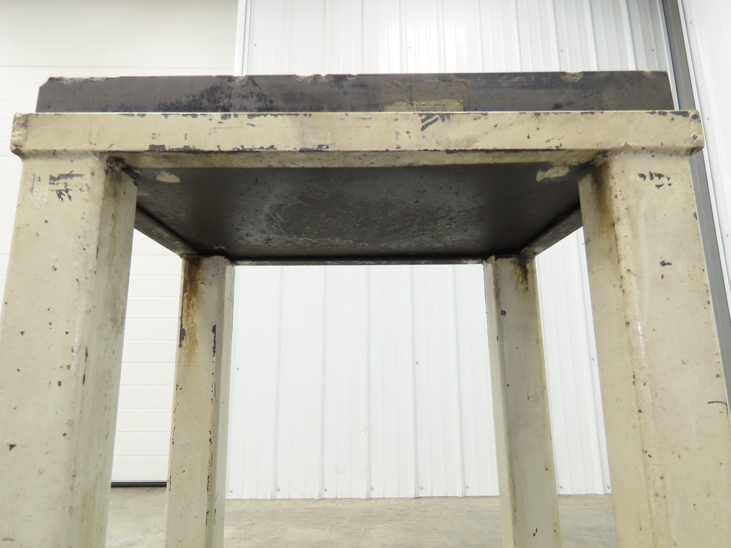 Granite Surface Inspection Plate 24 x 18 x 3" Metal Stand Black Out of Grade