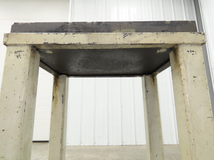 Granite Surface Inspection Plate 24 x 18 x 3" Metal Stand Black Out of Grade