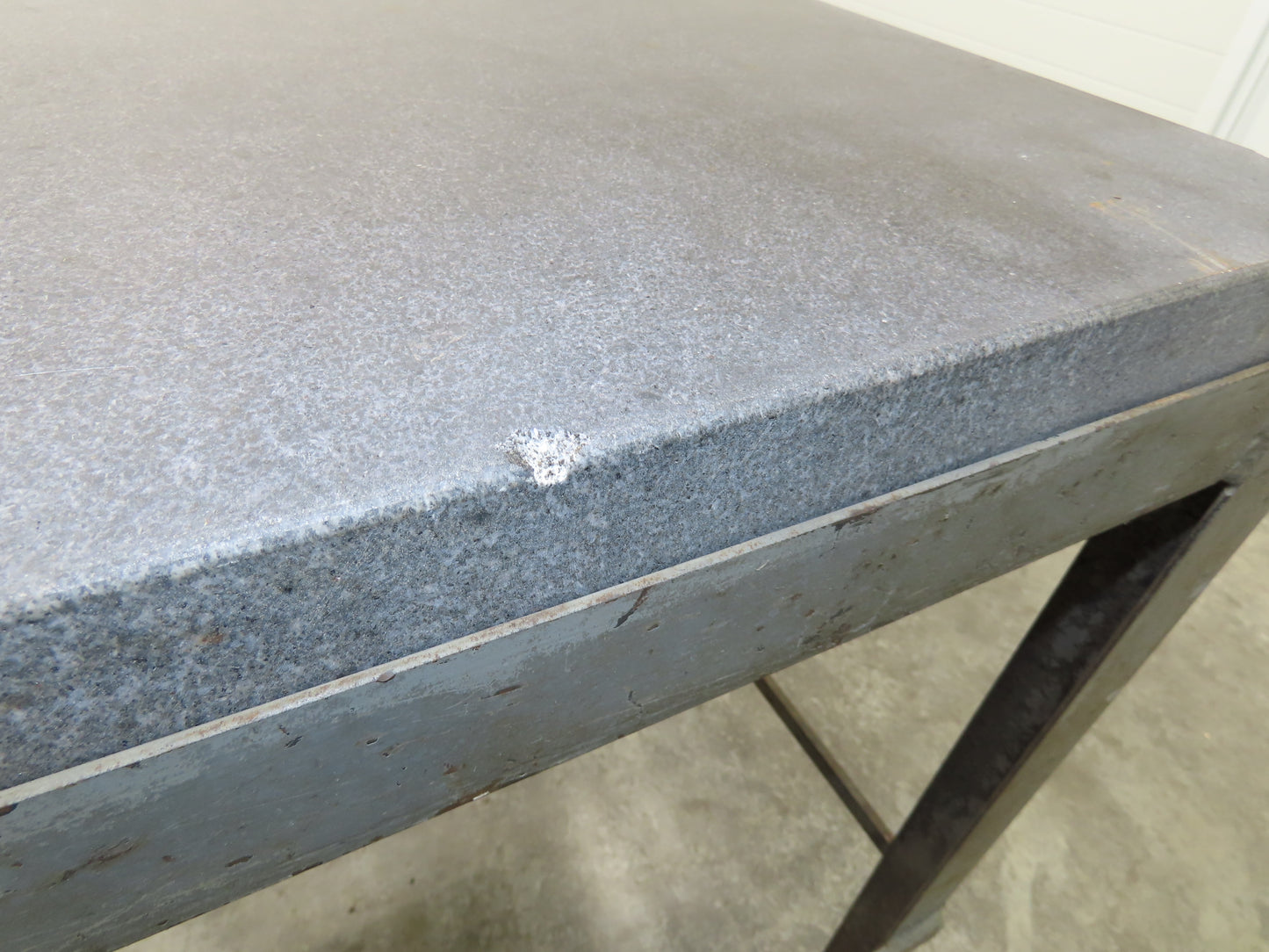 Standridge Granite Surface Inspection Plate 24 x 24 x 3" Metal Stand