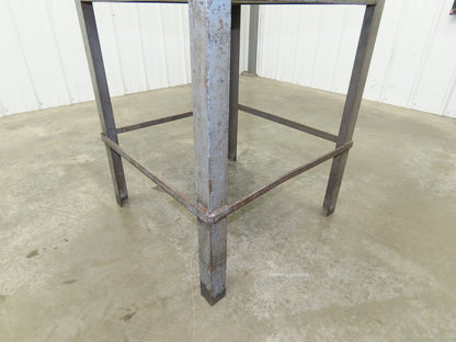 Standridge Granite Surface Inspection Plate 24 x 24 x 3" Metal Stand