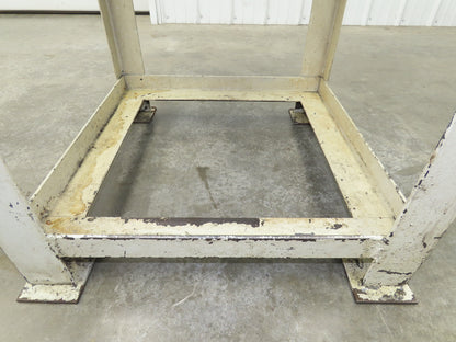 Precision Black Granite Surface Inspection Plate 24 x 24 x 4" Metal Stand
