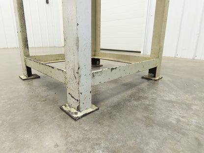 Precision Black Granite Surface Inspection Plate 24 x 24 x 4" Metal Stand