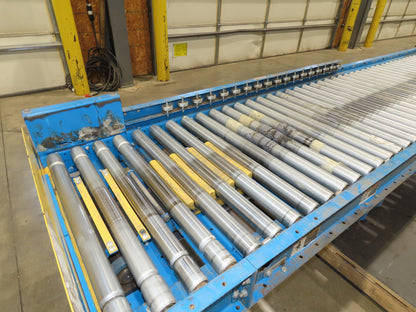 Hytrol ABEZ 30"x 11' EZLogic Accumulation Roller Conveyor 27"BF Center Drive 3PH