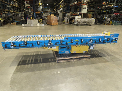 Hytrol ABEZ 30"x 11' EZLogic Accumulation Roller Conveyor 27"BF Center Drive 3PH