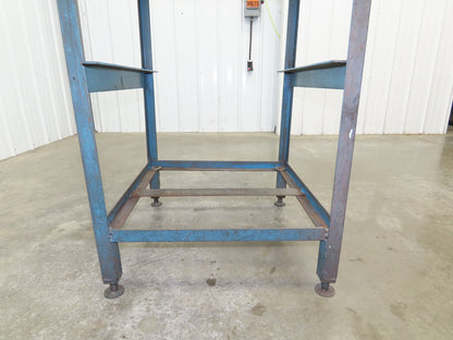 Standridge Black Granite Surface Inspection Plate 24 x 24 x 3" Metal Stand