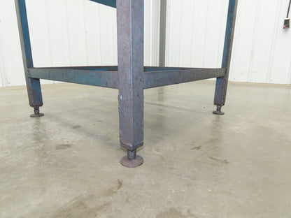 Standridge Black Granite Surface Inspection Plate 24 x 24 x 3" Metal Stand