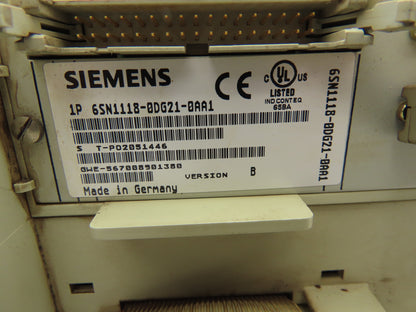 Siemens 6SN1123-1AA00-0DA1 SIMODRIVE 611 Single Axis Power Module 80A w/Control