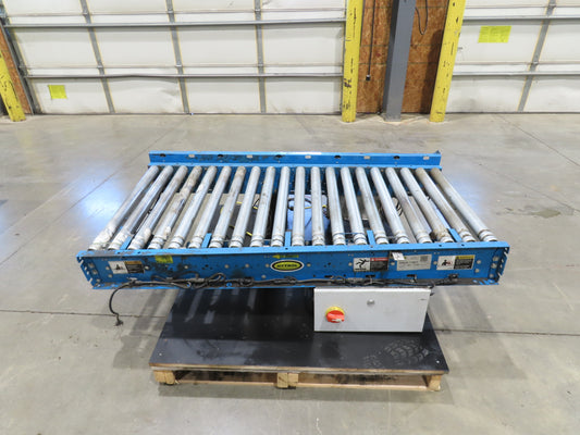 Hytrol 190E24EZ 30"x 5' Accumulation Roller Conveyor 27"BF 24V EZLogic Zones