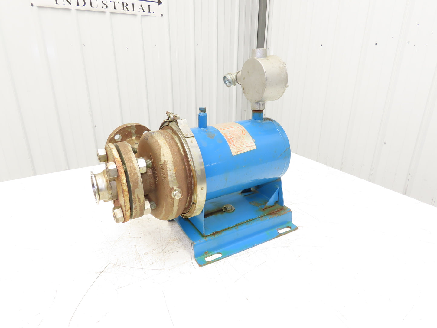Chempump Dynapump JC-3K-1S Stainless Centrifugal Pump 1.5x2" Flange 6Hp 460V 3PH