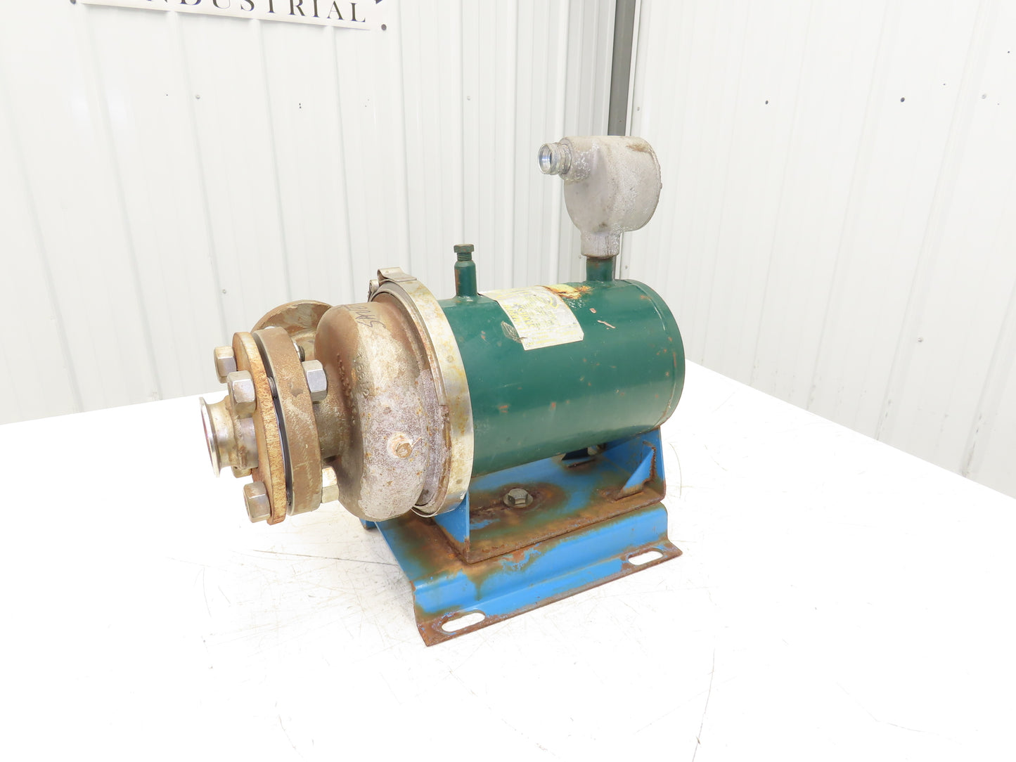 Chempump Dynapump JC-3K-152-1S Stainless Centrifugal Pump 1.5x2" Flange 460V 3PH