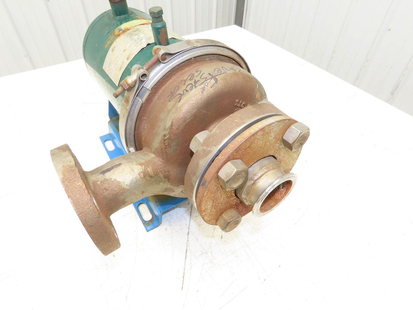Chempump Dynapump JC-3K-152-1S Stainless Centrifugal Pump 1.5x2" Flange 460V 3PH