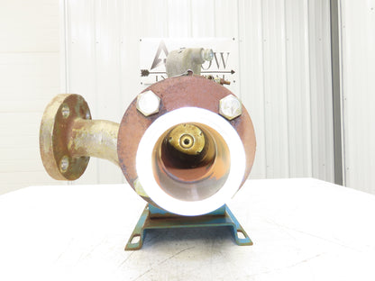 Chempump Dynapump JC-3K-152-1S Stainless Centrifugal Pump 1.5x2" Flange 460V 3PH