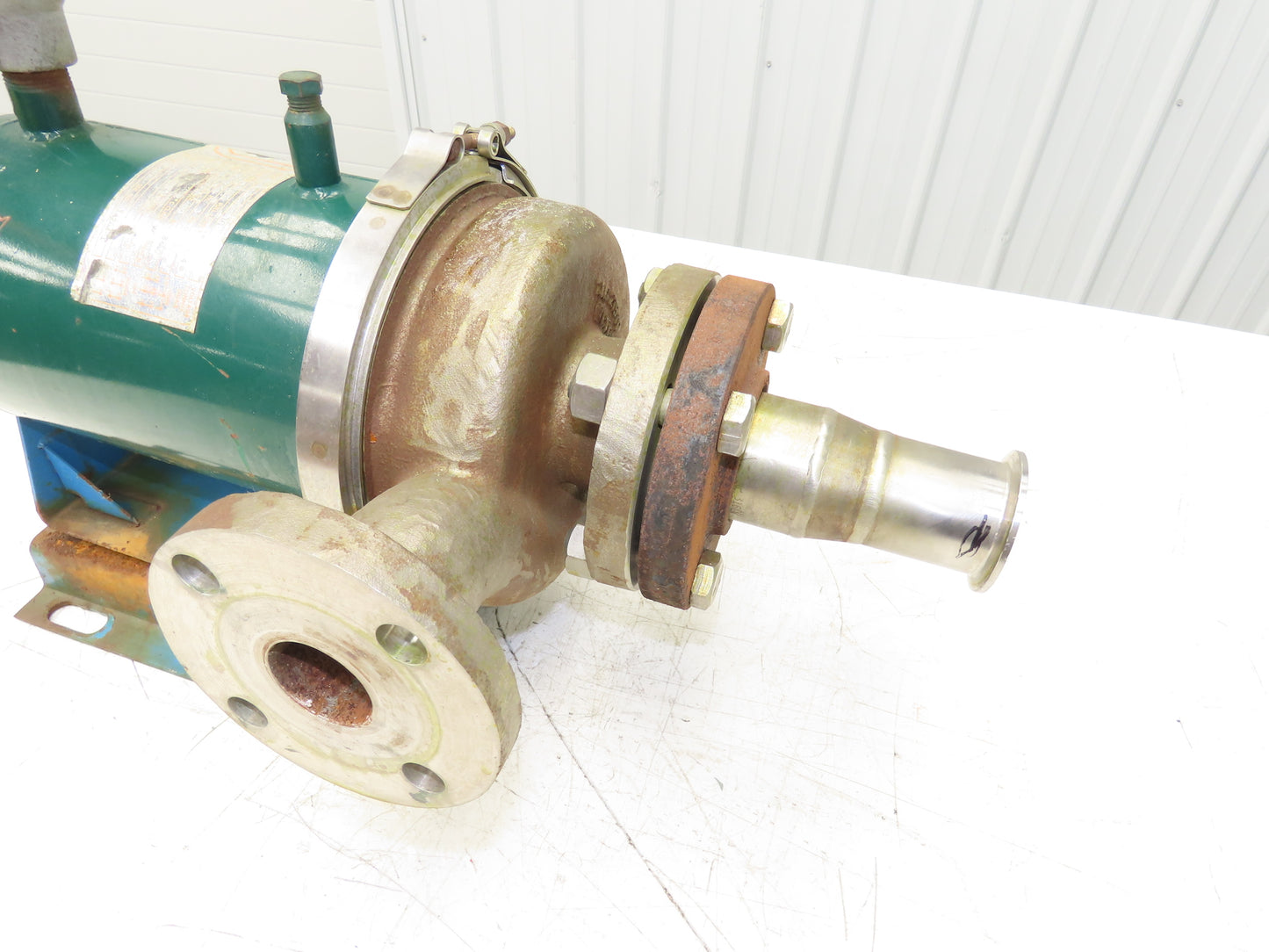 Chempump Dynapump JC-3K-152-1S Stainless Centrifugal Pump 1.5x2" Flange 460V 3PH