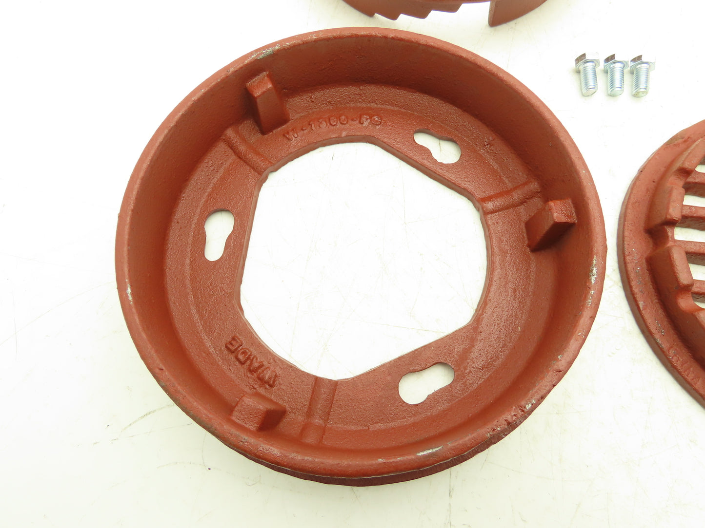 Wade 1300.FLDR 8" Top Assembly Floor Drain Cast Iron Collar Adapter Grate HDW