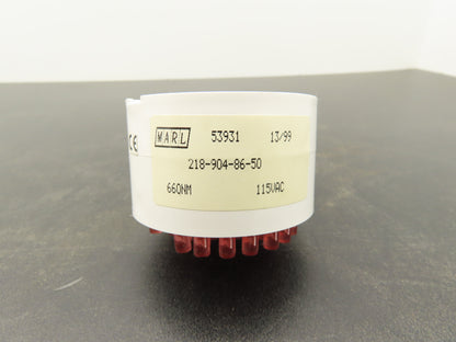 Marl 218-904-86-50 Multi-LED Cluster Red Right Angle E26 Low Intensity Lot of 10