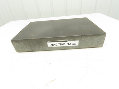 Standridge Granite Surface Inspection Plate 18 x 12 x 3" Tool Room Out of Gauge