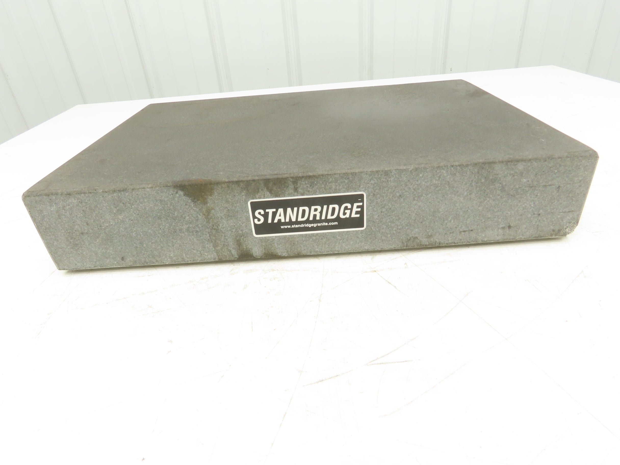 Standridge Granite Surface Inspection Plate 18 x 12 x 3