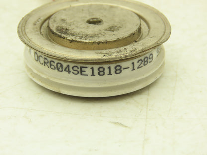 Mitel DCR604SE1818-1289 Thyristor Puck Rectifier Diode 1.5" Dia Lot of 2