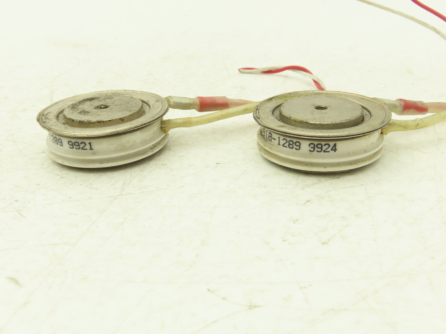 Mitel DCR604SE1818-1289 Thyristor Puck Rectifier Diode 1.5" Dia Lot of 2