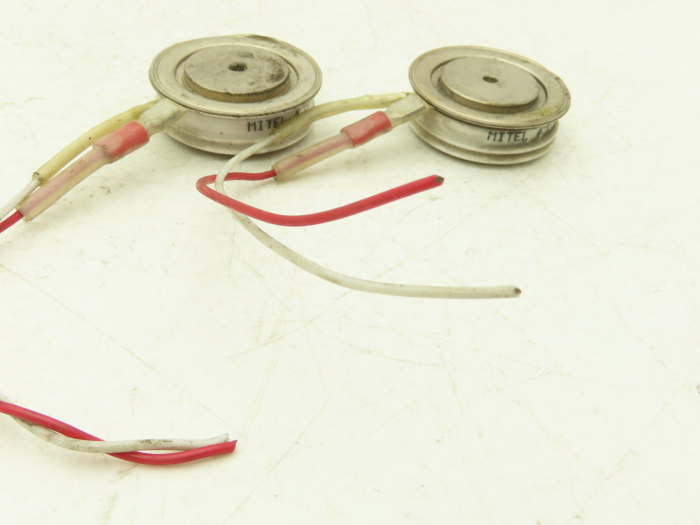 Mitel DCR604SE1818-1289 Thyristor Puck Rectifier Diode 1.5" Dia Lot of 2