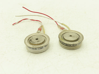 Mitel DCR604SE1818-1289 Thyristor Puck Rectifier Diode 1.5" Dia Lot of 2