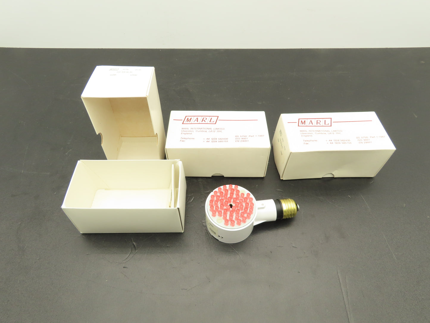 Marl 218-904-86-50 Multi-LED Cluster Red Right Angle E26 Low Intensity Lot of 3