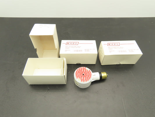 Marl 218-904-86-50 Multi-LED Cluster Red Right Angle E26 Low Intensity Lot of 3