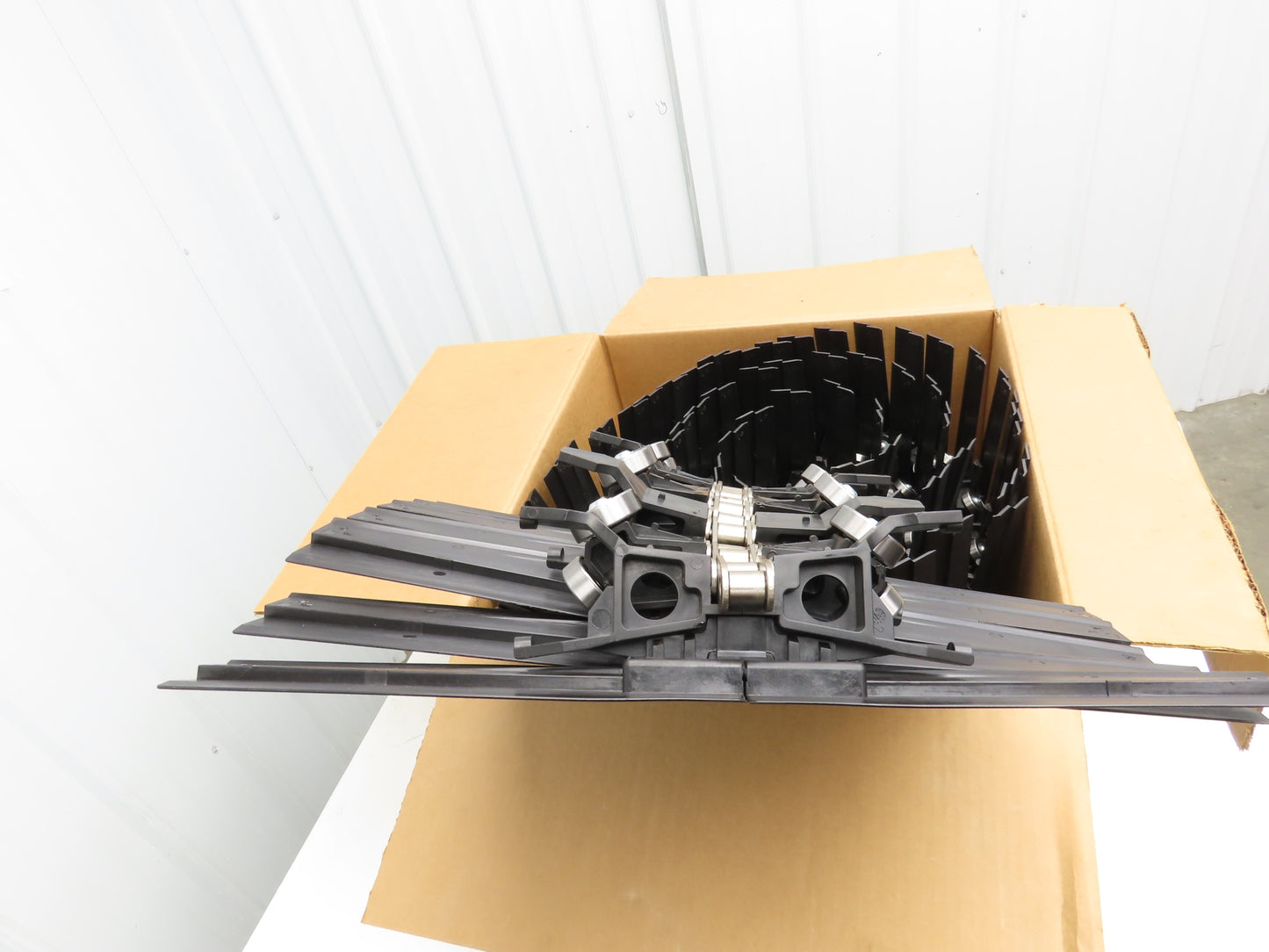 Ryson Elevating Spiral Conveyor 16" Slat Belt Replacement 63SB Chain 10' Length